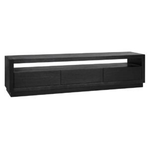 6503 BLACK - TV-Unit Oakura 3-drawers (Black)