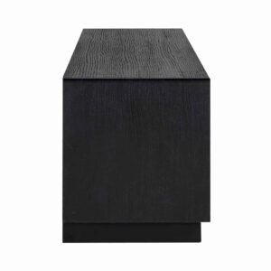 6503 BLACK - TV cabinet Oakura 3-drawers (Black)