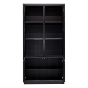 6512 BLACK - Cabinet Oakura 2-doors. (Black)