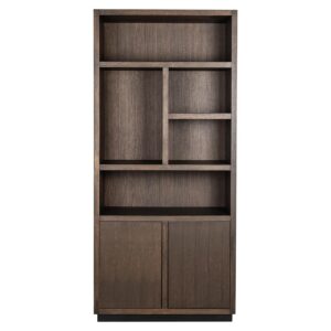 6515 BROWN - Display cabinet Oakura 2-doors (Brown)