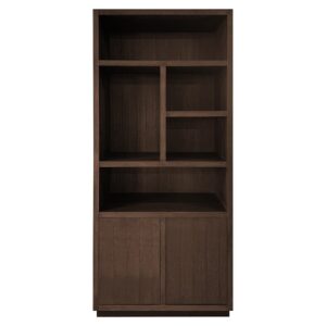 6515 BROWN - Display cabinet Oakura 2-doors (Brown)