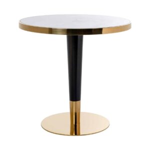 7225 - Bistro dining table Osteria 80Ø (Gold)