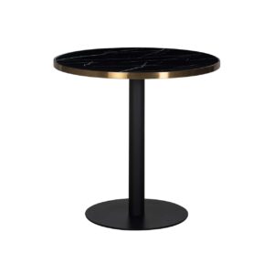 7226 - Bistro dining table Zenza 80Ø (Black)
