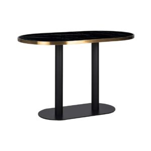 7227 - Dining table Zenza oval (Black)