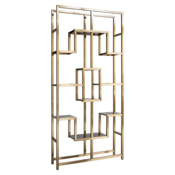 7236 - Display cabinet Magnus brushed gold (Brushed Gold)