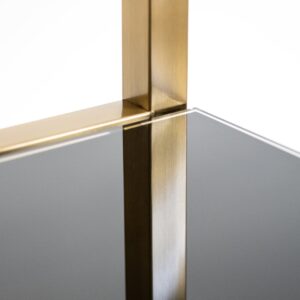 7236 - Display cabinet Magnus brushed gold (Brushed Gold)