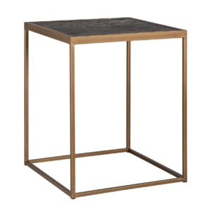 7372 - End table Blackbone brass (Black rustic)