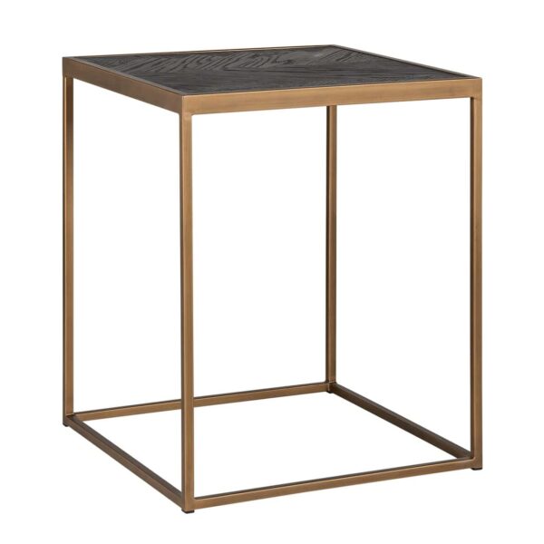 7372 - End table Blackbone brass (Black rustic)