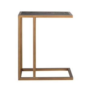 7373 - Sofa table Blackbone brass (Black rustic)