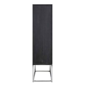 7427 - Cabinet Blackbone silver 2-doors (Black rustic)