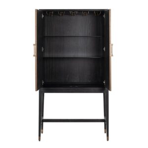 7520 - Bar Cabinet Bloomville 2-doors (Gold)