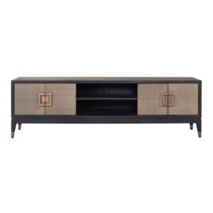 7522 - TV cabinet Bloomville 4-doors (Gold)