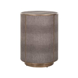 7531 - End table Classio 455Ø (Brushed Gold)