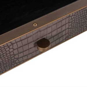 7535 - Desk Classio 2-drawers (Brushed Gold)