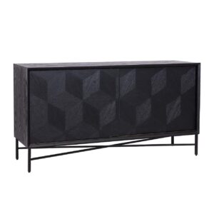 7545 - Sideboard Blax 2-slidingdoors (Black)