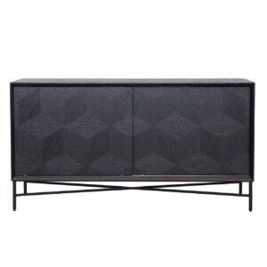 7545 - Sideboard Blax 2-slidingdoors (Black)