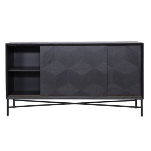 7545 - Sideboard Blax 2-slidingdoors (Black)