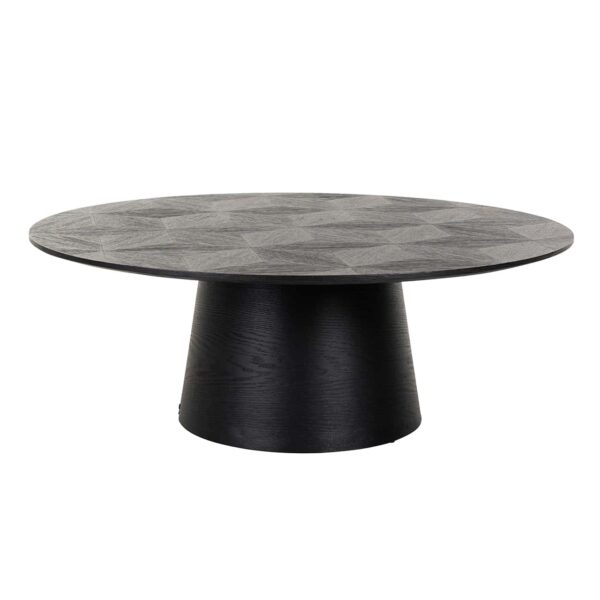 7553 - Coffee table Blax 110Ø (Black)