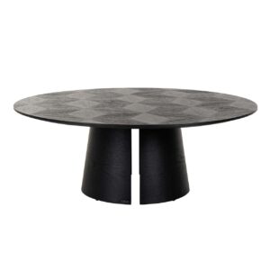 7553 - Coffee table Blax 110Ø (Black)