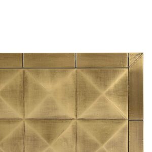 7595 - TV cabinet Collada 4-doors (Brushed Gold)