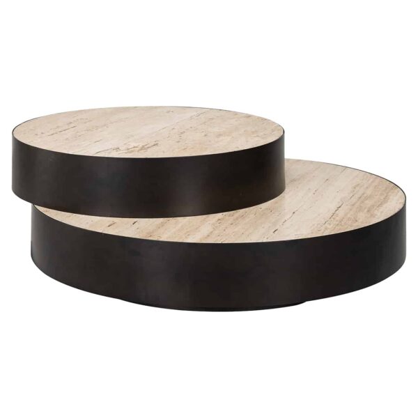 7666 - Coffee table Avalon round layered