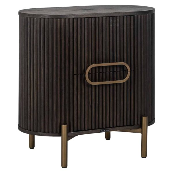 7750 - Nightstand Luxor 1-door (Brown)