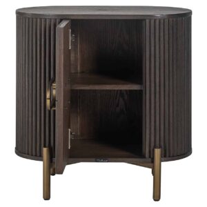 7750 - Nightstand Luxor 1-door (Brown)