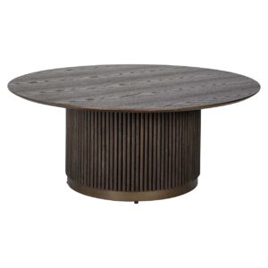 7757 - Coffee table Luxor 100Ø (Brown)