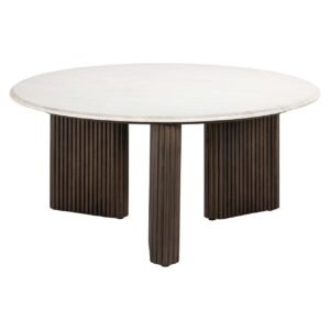 7773 - Coffee table Mayfield 90Ø (White)