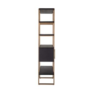 7804 - Display cabinet Cambon 4-doors 4-shelves (Dark coffee)