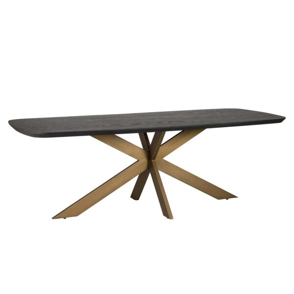 7808 - Dining table Cambon 280 danish oval (Dark coffee)