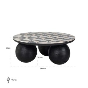 7844 - Coffee table Rostelli 96Ø