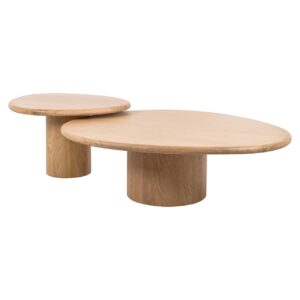 7882 - Coffee table Oakley set of 2 (Natural oak)