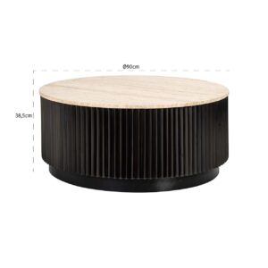 7912 - Coffee table Hampton 90Ø