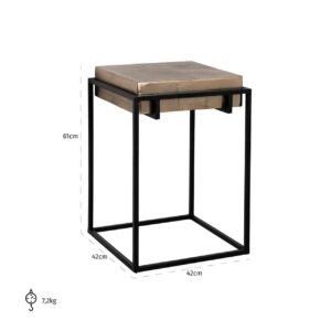 825035 - End table Calloway (Champagne gold)