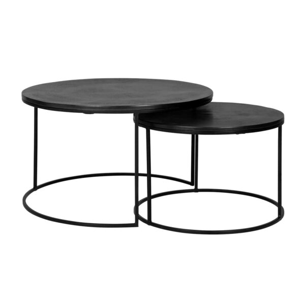 825073 - Coffee table Bolder set of 2  (Black)