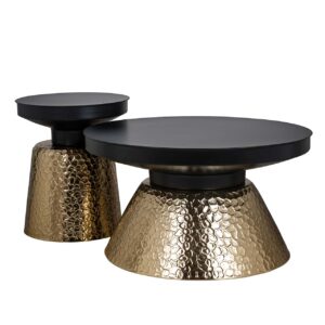 825163 - Coffee table Freddie (Black/gold)