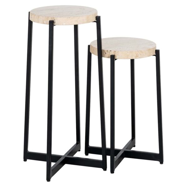 825277 - End table Dillinger set of 2 (Beige)