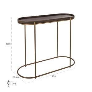 825284 - Console Zillon (Brown)