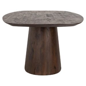 8564 - Dining table Alix danish oval 230 (Dark brown)