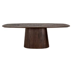 8564 - Dining table Alix danish oval 230 (Dark brown)