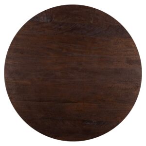 8565 - Bistro table Willow 80Ø (Dark brown)