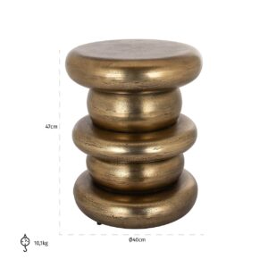 8864 - End table Ela (Gold)