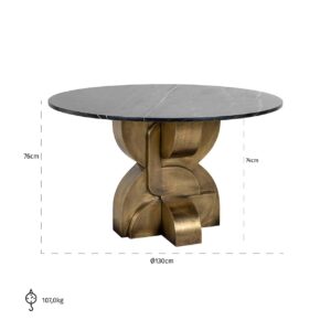 9331 - Dining table Maddox130Ø