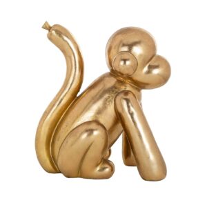 -AD-0027 - Decorative object Monkey (Gold)