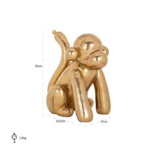 -AD-0027 - Decorative object Monkey (Gold)