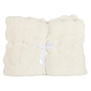 -BL-0003 - Furry blanket Nassim (White)