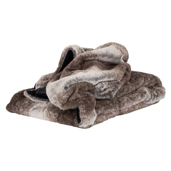 -BL-0004 - Furry blanket Nanoek (Brown)