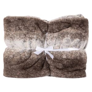 -BL-0004 - Furry blanket Nanoek (Brown)