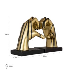 -BS-0011 - Bookstands Love (Black/gold)